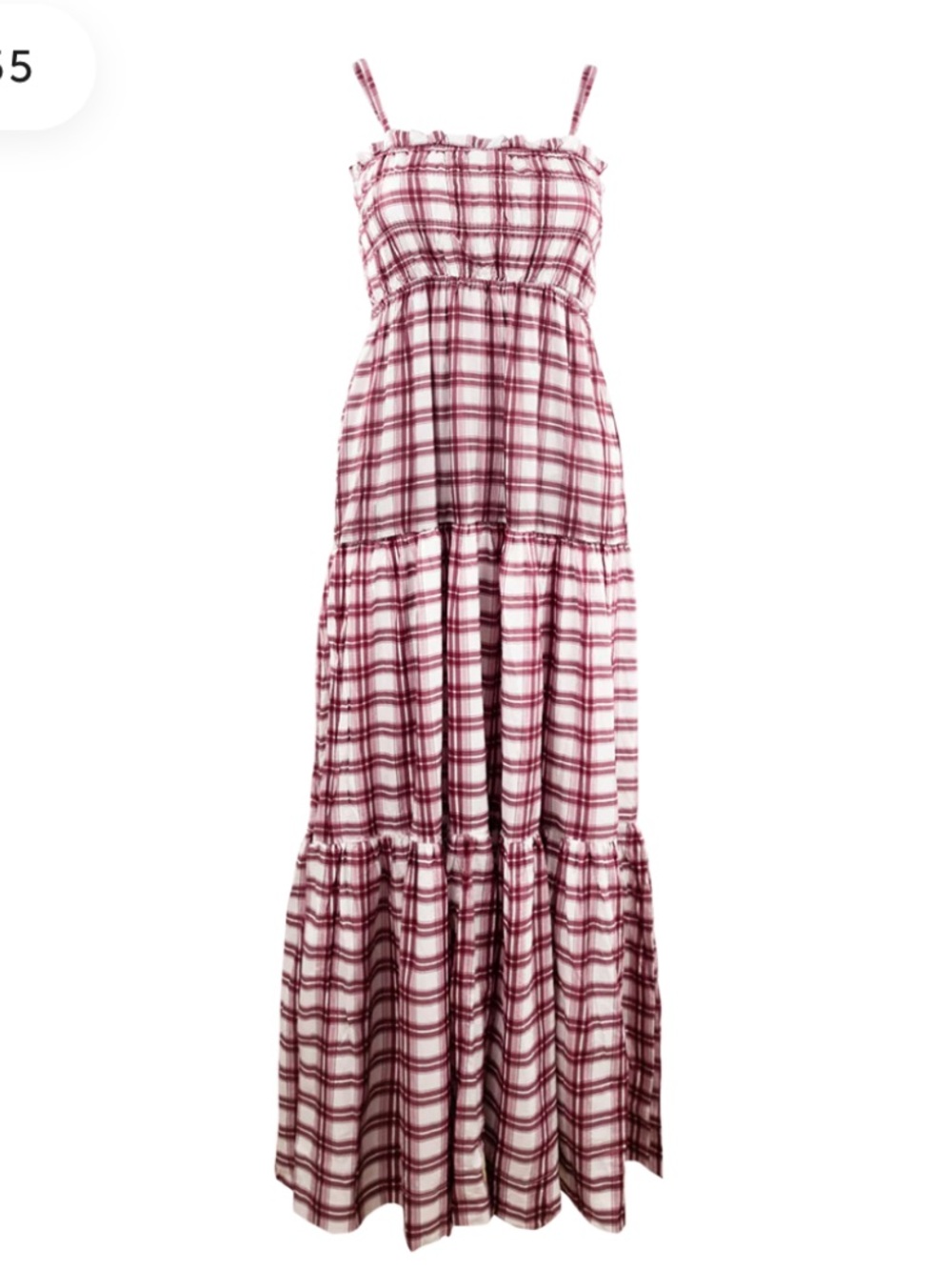 Collegiate Outfitters Plaid Windowpane Dress, Size XS